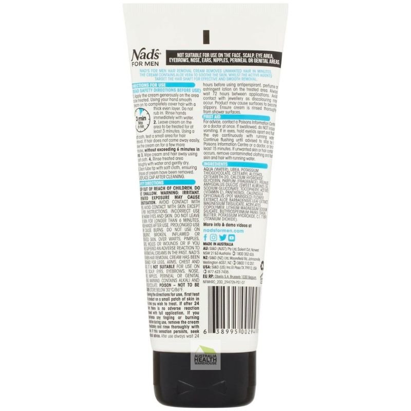 Nad's For Men Hair Removal Cream 200mL