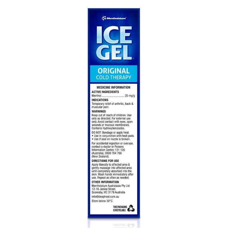 [Expiry: 06/2026] Mentholatum Ice Gel 100g