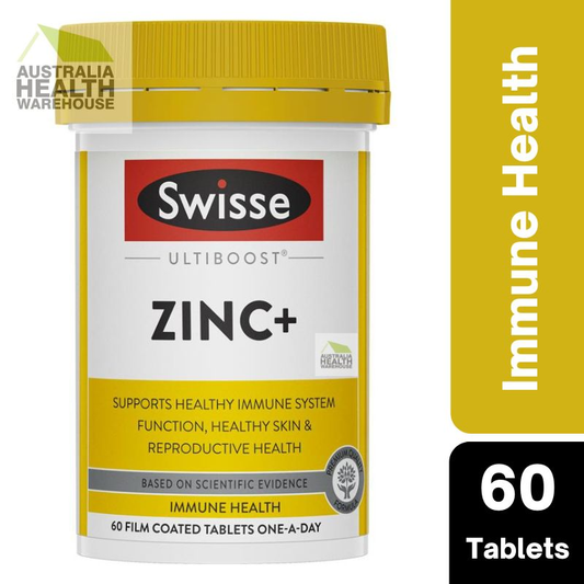 [Expiry: 06/2025] Swisse Ultiboost Zinc+ 60 Tablets