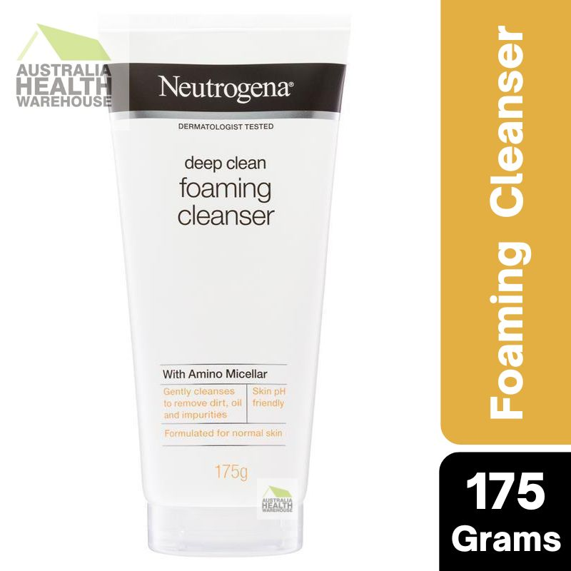 [Expiry: 06/2025] Neutrogena Deep Clean Foaming Cleanser 175g