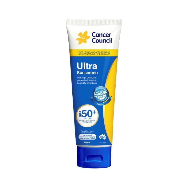 [Expiry: 08/2026] Cancer Council Ultra Sunscreen SPF 50+ Tube 250mL