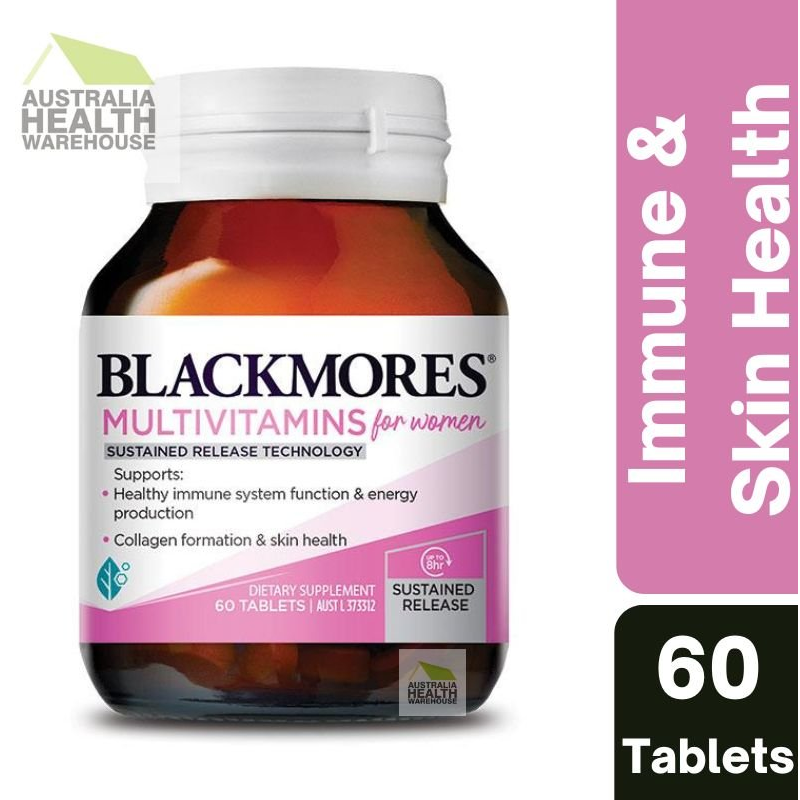 [Expiry: 09/2024] Blackmores Multivitamins for Women Sustained Release 60 Tablets