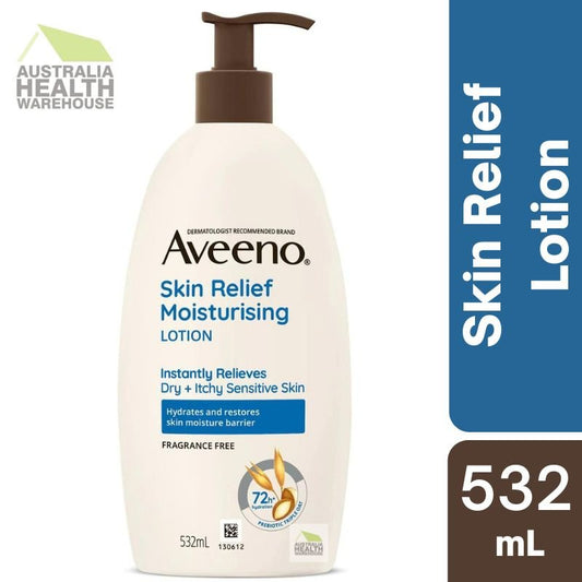 Aveeno Active Naturals Skin Relief Moisturising Lotion Fragrance Free 532mL