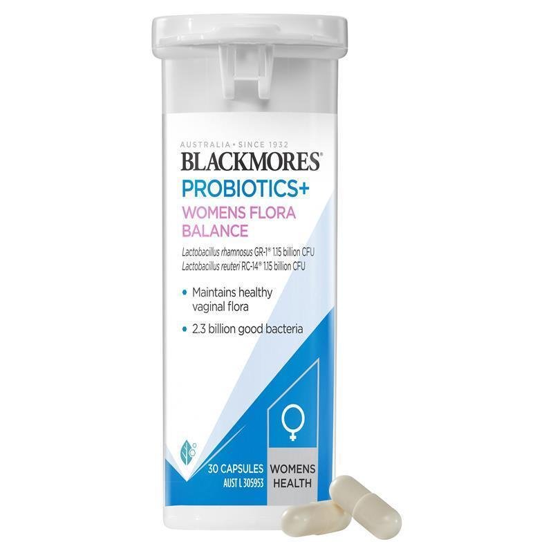 [Expiry: 06/2025] Blackmores Probiotics+ Womens Flora Balance 30 Capsules