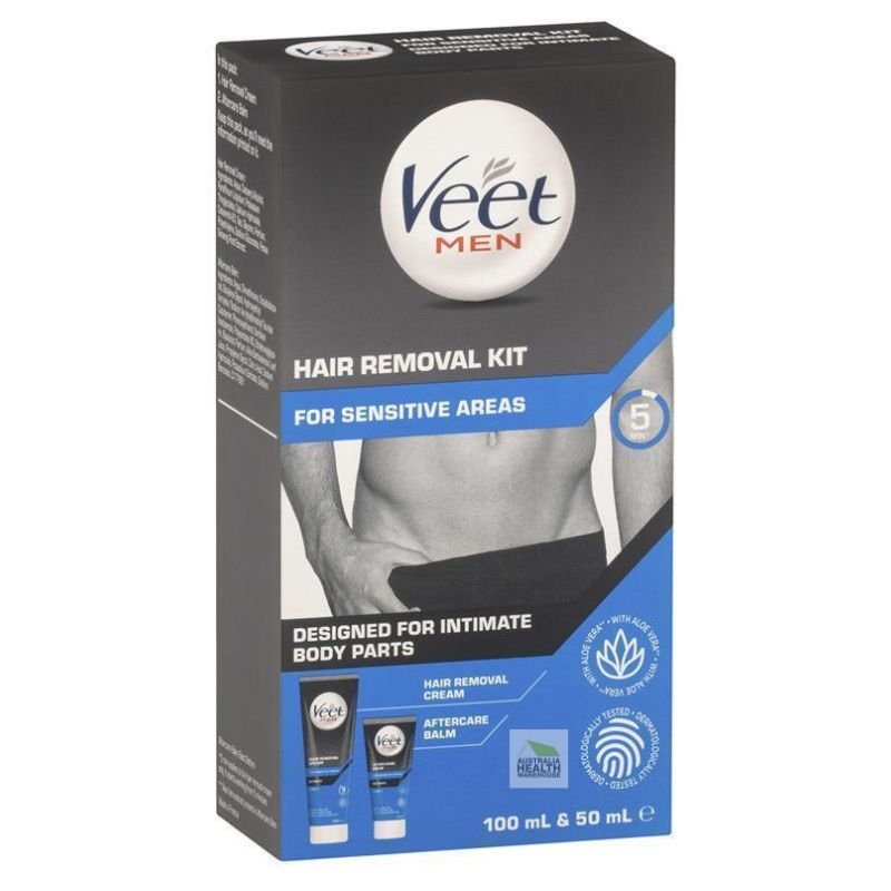 [Expiry: 04/2026] Veet Men Intimate Areas Hair Removal Kit