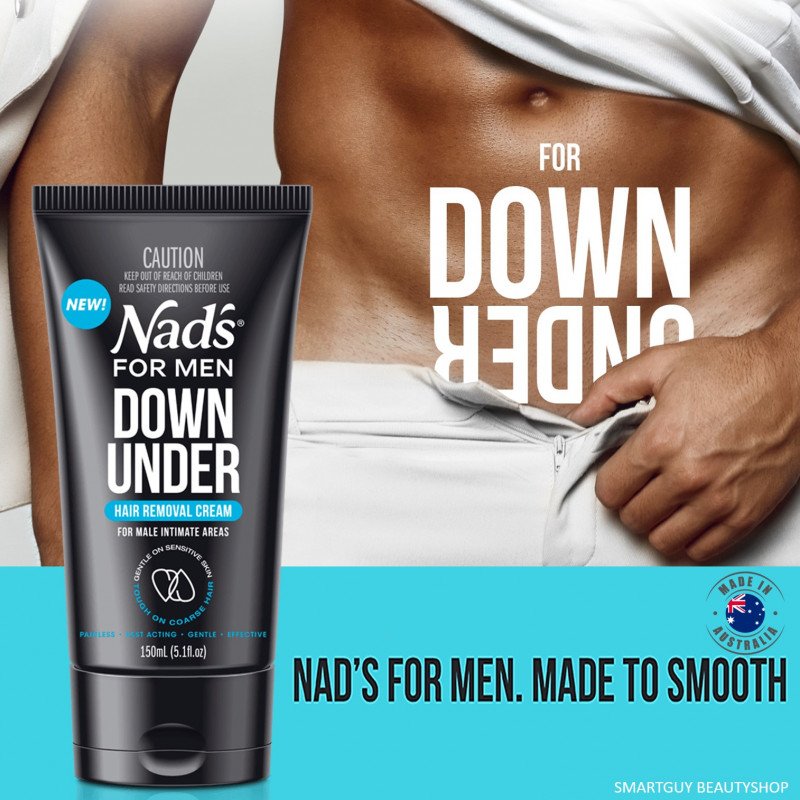 Nad's For Men Down Under Hair Removal Cream 150mL