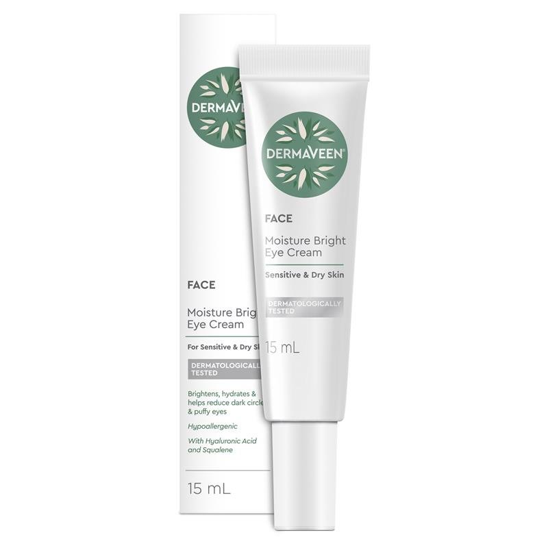 [CLEARANCE EXPIRY: 04/2024] DermaVeen Face Moisture Bright Eye Cream 15mL