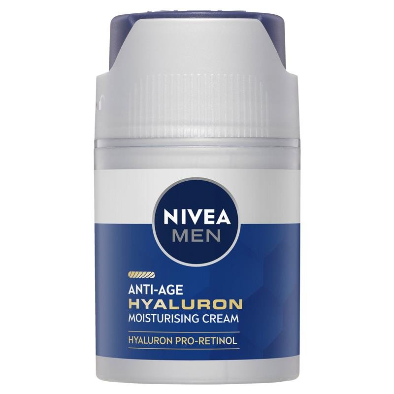 Nivea Men Anti-Age Face Moisturising Cream with Hyaluron SPF 15 50mL