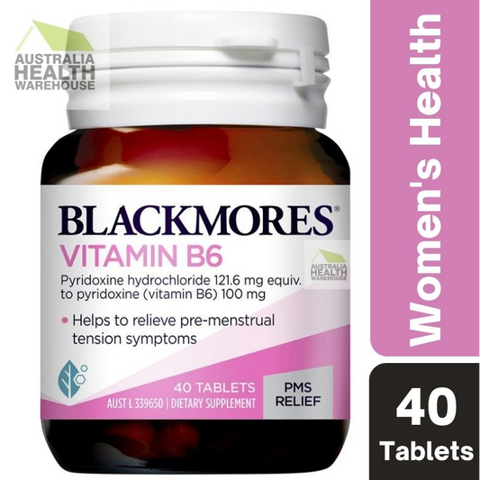 [Expiry: 08/2026] Blackmores Vitamin B6 40 Tablets