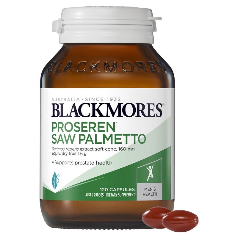 [Expiry: 03/2027] Blackmores Proseren Saw Palmetto 120 Capsules