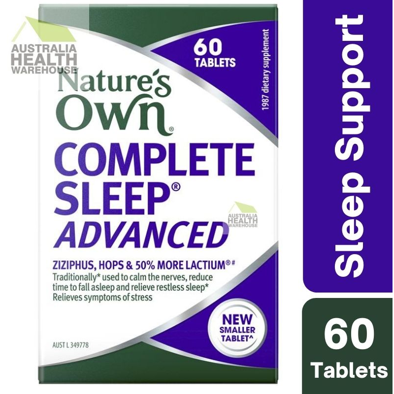 [Expiry: 07/2026] Nature's Own Complete Sleep Advanced 60 Tablets