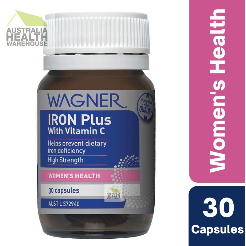 [CLEARANCE Expiry: 23/09/2024] Wagner Iron Plus 30 Capsules