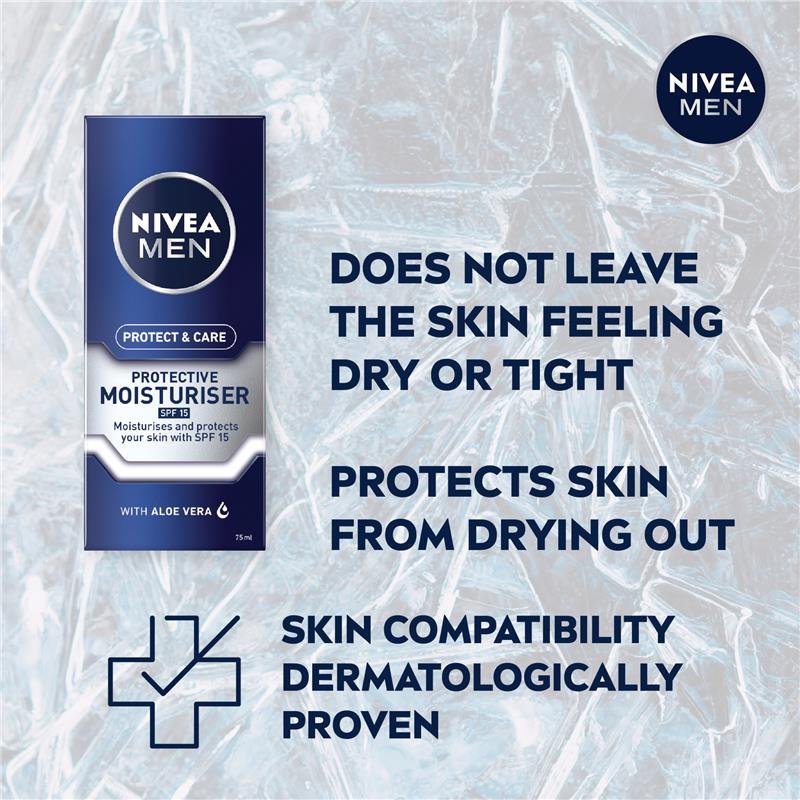 Nivea Men Protect & Care Protective Moisturiser SPF 15 75mL