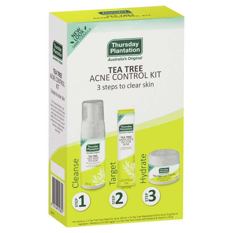 [Expiry: 05/2025] Thursday Plantation Tea Tree Acne Control Kit