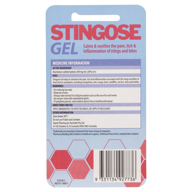 [CLEARANCE Expiry: 09/2024] Stingose Gel 25g