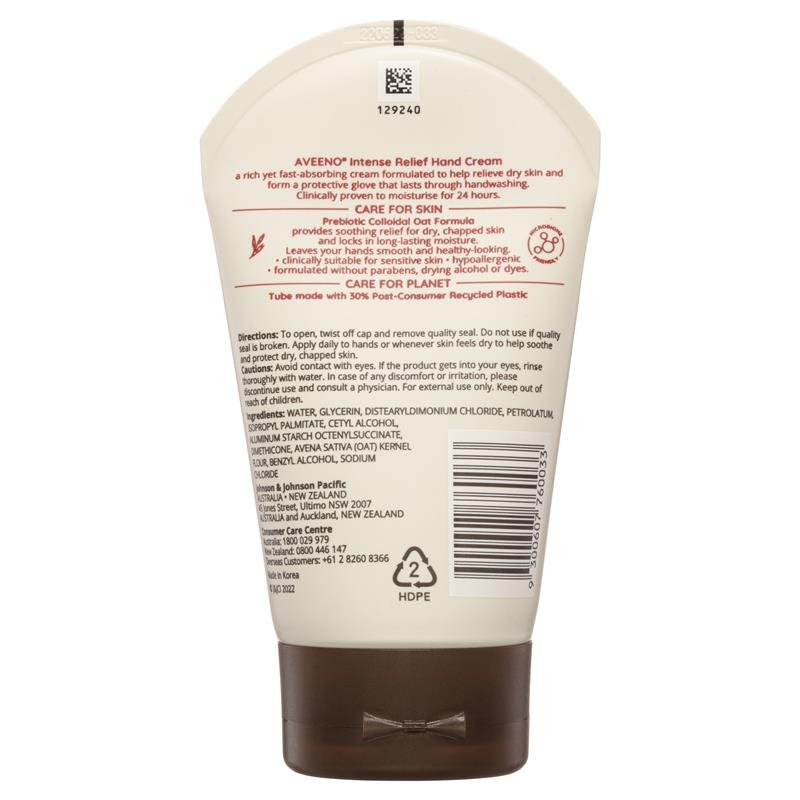 Aveeno Active Naturals Intense Relief Hand Cream 100g