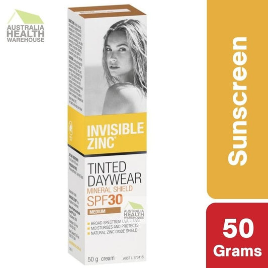 [Expiry: 11/2025] Invisible Zinc Tinted Daywear Medium SPF 30+ 50g