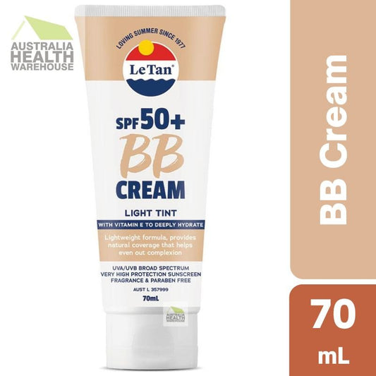 [Expiry: 12/2026] Le Tan SPF 50+ BB Cream Light Tint 70mL