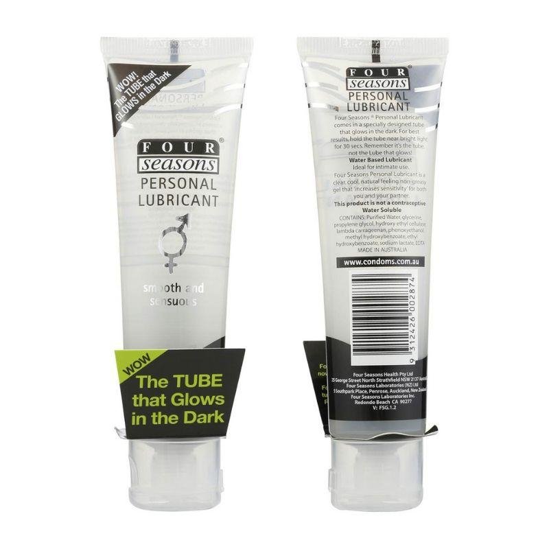 [Expiry: 07/2027] Four Seasons Personal Lubricant - Glow In The Dark Tube 100mL