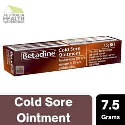 [CLEARANCE Expiry: 11/2024] Betadine Cold Sore Ointment Cream 7.5g