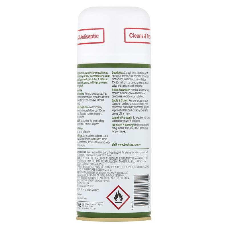 [Expiry: 05/2025] Bosisto’s Eucalyptus Spray 200g Made in Australia