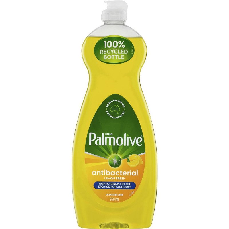 Palmolive Ultra Antibacterial Lemon Fresh Dishwashing Liquid 950mL