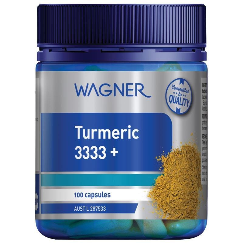 [CLEARANCE Expiry: 01/2025] Wagner Turmeric 3333 + 100 Capsules