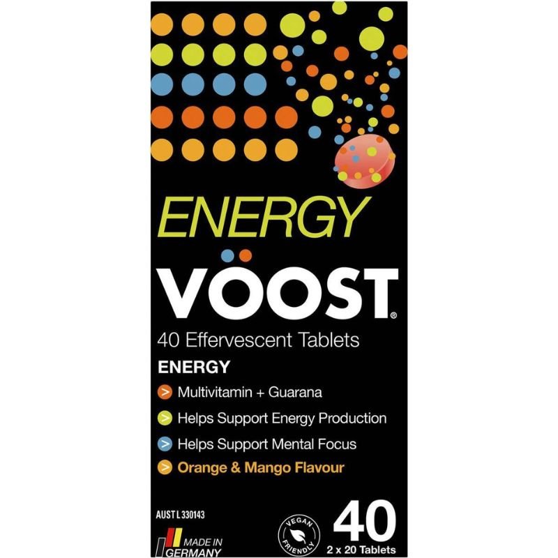 [Expiry: 07/2025] Voost Energy Orange & Mango Effervescent 40 Tablets