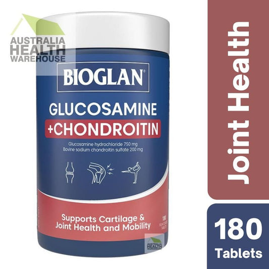 [Expiry: 09/2025] Bioglan Glucosamine + Chondroitin 180 Tablets