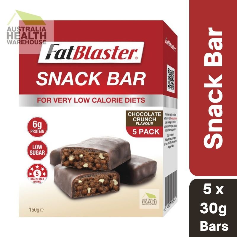 [CLEARANCE Expiry: 20/09/2024] Naturopathica Fatblaster Chocolate Snack Bar 5 x 30g