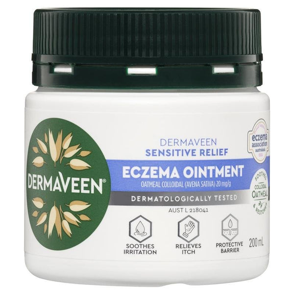 [Expiry: 09/2025] DermaVeen Sensitive Relief Eczema Ointment 200mL