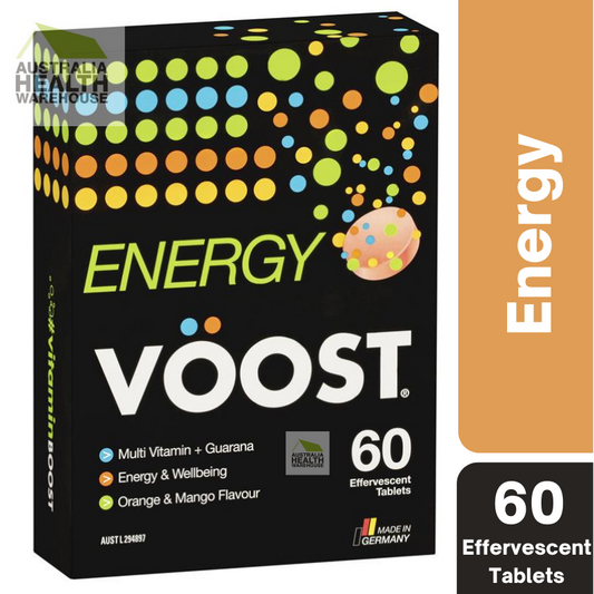 [Expiry: 02/2026] Voost Energy Orange & Mango Effervescent 60 Tablets