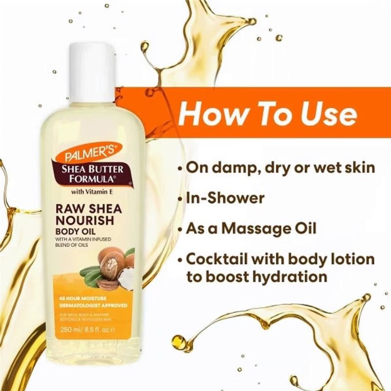 Palmer's Shea Butter Formula Raw Shea Nourish Body Oil 250mL