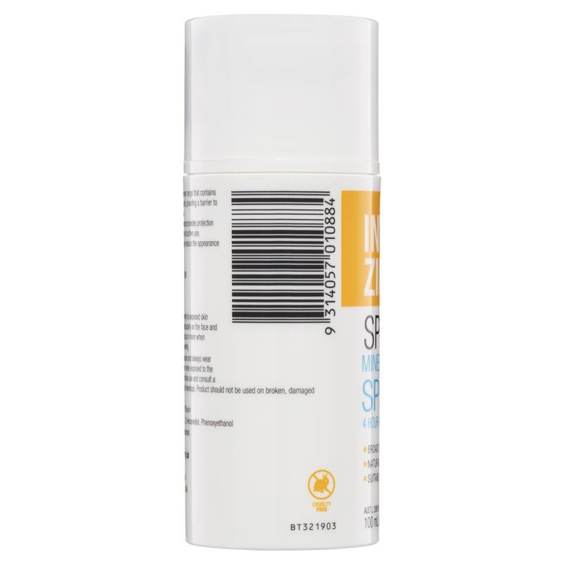 [Expiry: 11/2026] Invisible Zinc Sport Mineral Sunscreen SPF 50+ 100mL