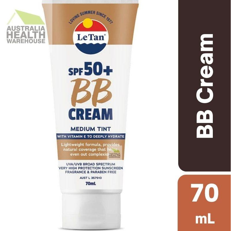 [Expiry: 05/2027] Le Tan SPF 50+ BB Cream Medium Tinted 70mL