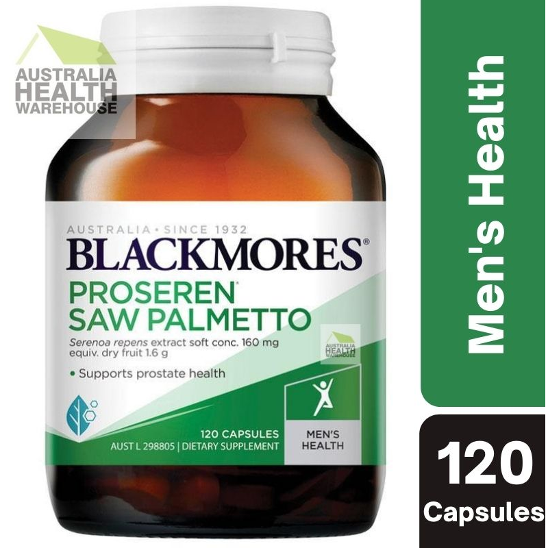 [Expiry: 03/2027] Blackmores Proseren Saw Palmetto 120 Capsules