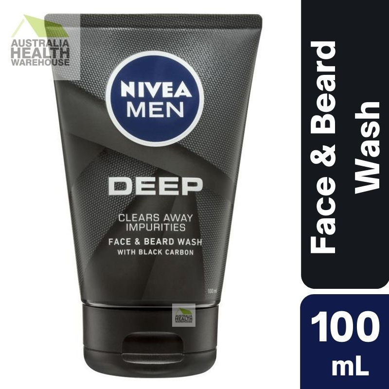 Nivea Men Deep Face & Beard Wash 100mL