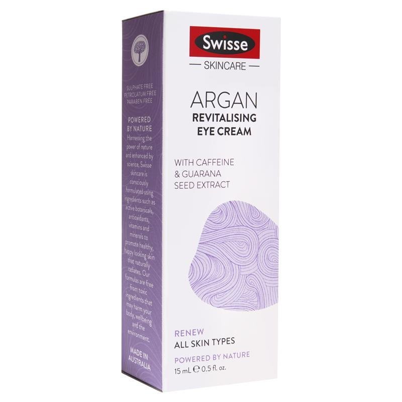 Swisse Skincare Argan Revitalising Eye Cream 15mL