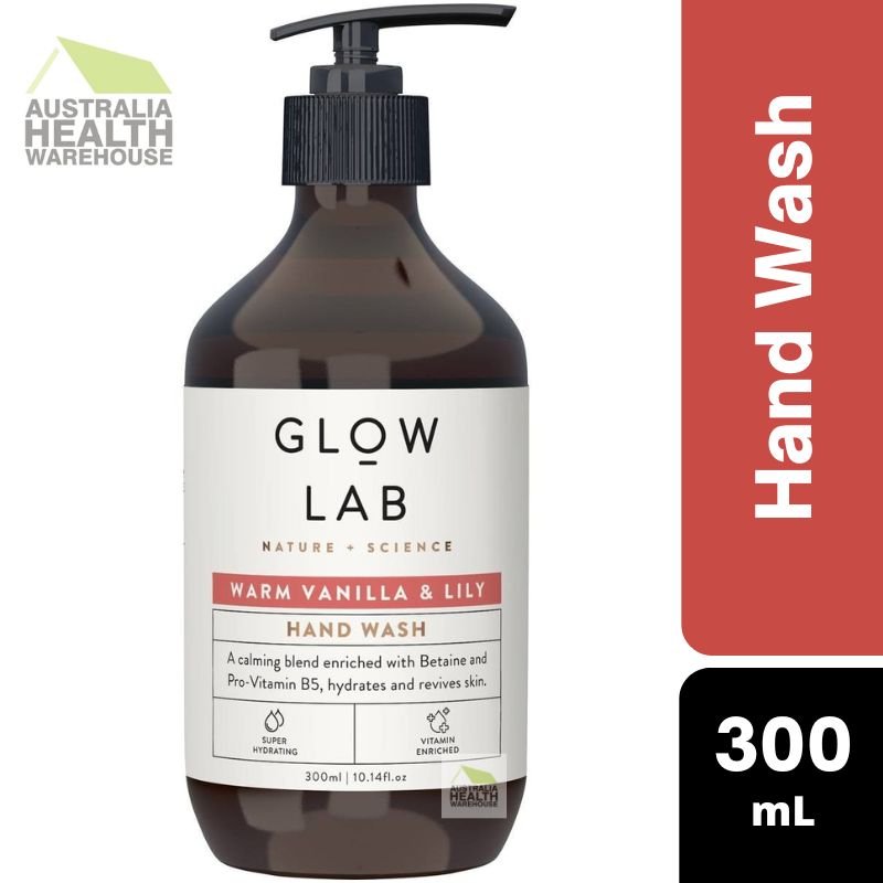 [Expiry: 06/2025] Glow Lab Warm Vanilla & Lily Hand Wash 300mL