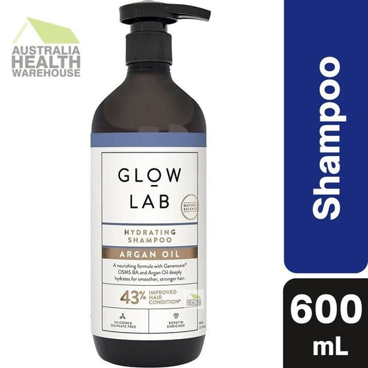 [Expiry: 06/2025] Glow Lab Hydrating Shampoo Argan Oil 600mL