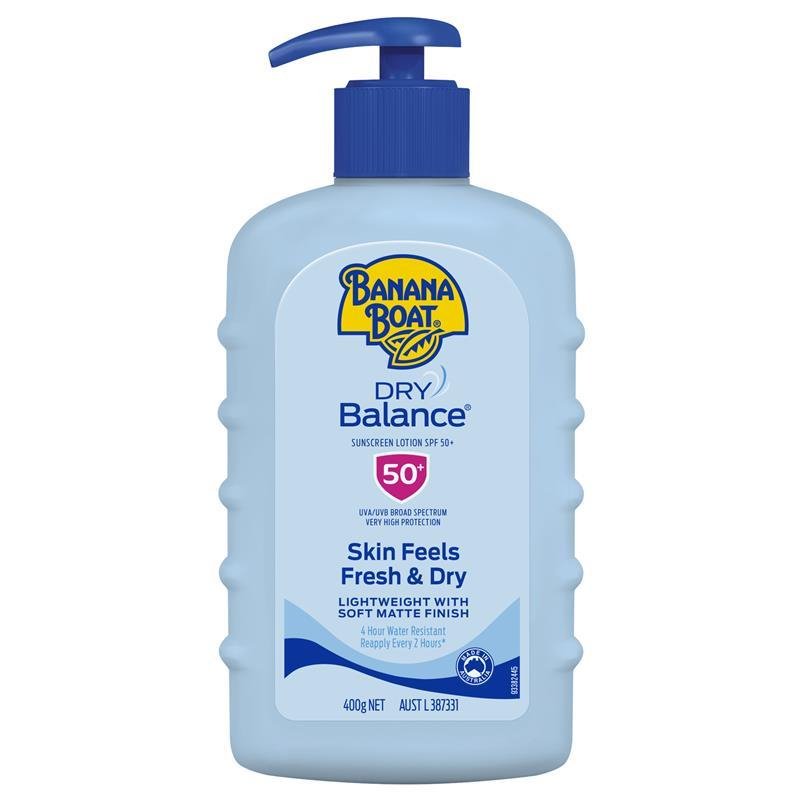 [Expiry: 09/2025] Banana Boat Dry Balance Sunscreen Pump SPF 50+ 400g