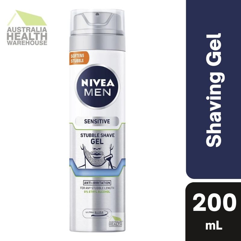 Nivea Men Sensitive Stubble Shave Gel 200mL