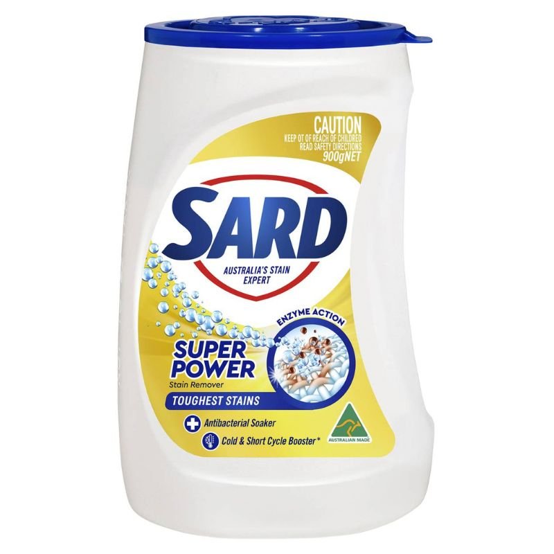 [Expiry: 05/2026] Sard Super Power Stain Remover Antibacterial Powder Soaker 900g