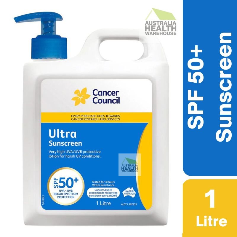 [Expiry: 08/2026] Cancer Council SPF 50+ Ultra 1 Litre