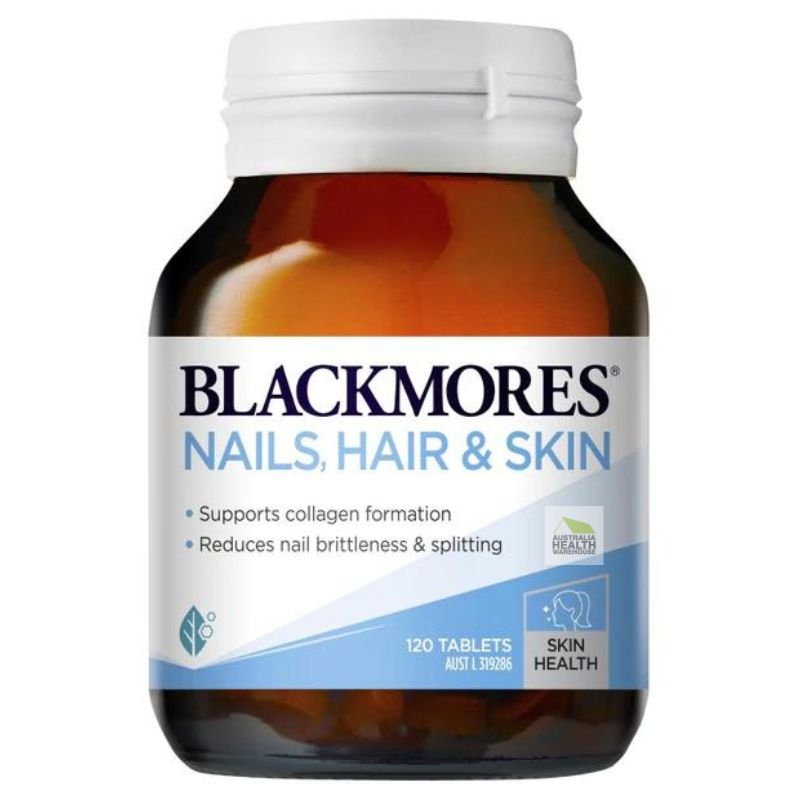 [CLEARANCE Expiry: 11/2024] Blackmores Nails Hair & Skin 120 Tablets