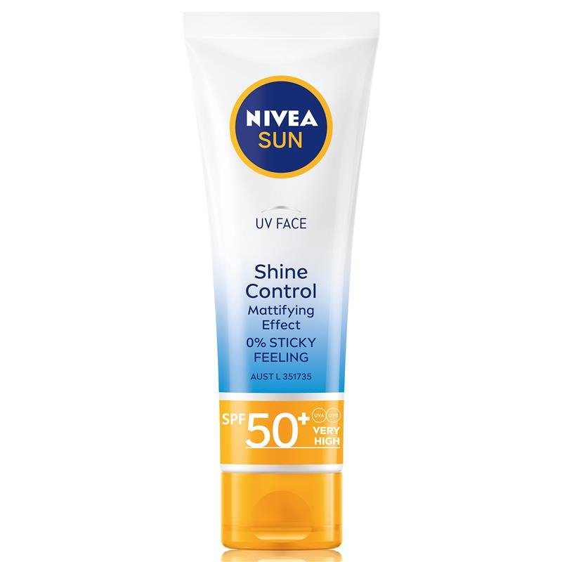 [Expiry: 10/2025] Nivea Sun SPF 50 UV Face Shine Control 50mL