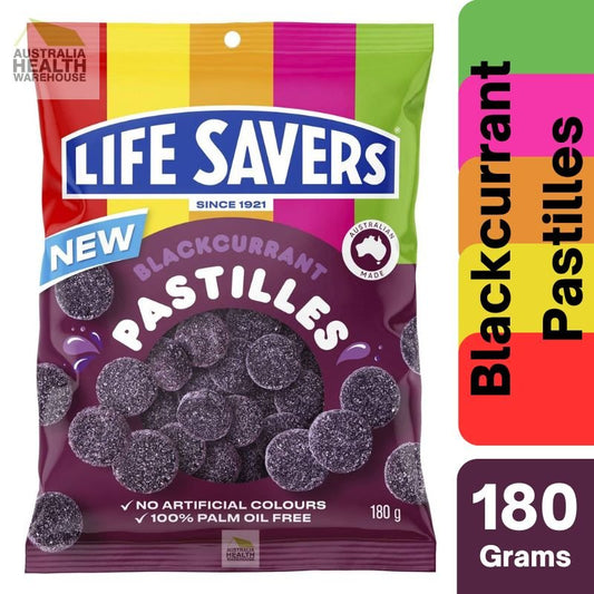 [Expiry: 06/11/2024] Lifesavers Blackcurrant Pastilles 180g