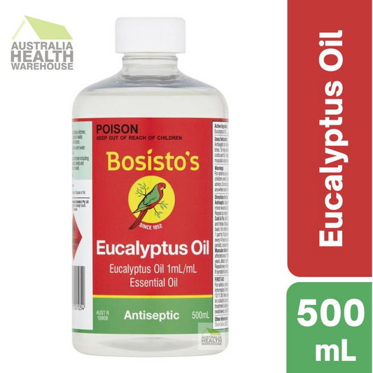 [Expiry: 03/2027] Bosisto’s Eucalyptus Oil 500mL