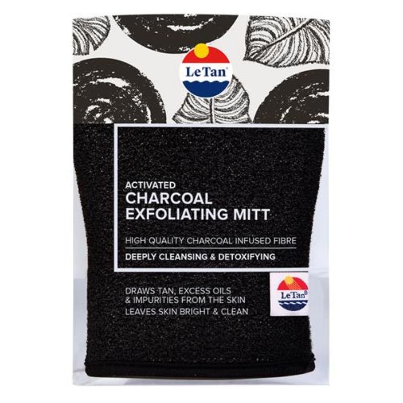 Le Tan Charcoal Exfoliating Mitt