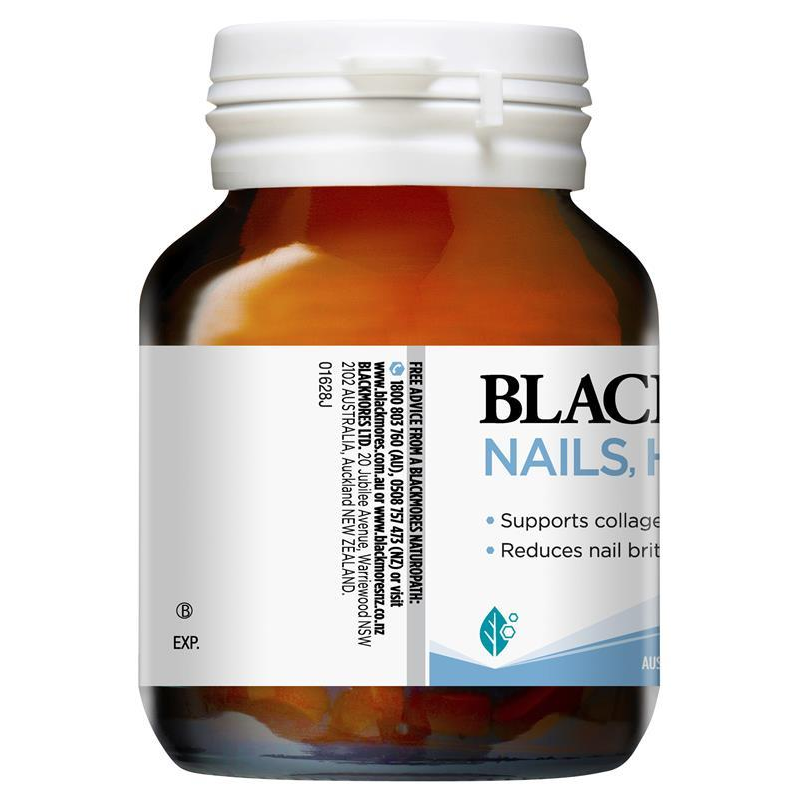 [CLEARANCE Expiry: 18/07/2024] Blackmores Nails Hair & Skin 60 Tablets